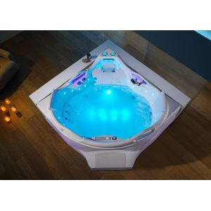 Baignoire balnéo d'angle Love story 42 jets Whirlpool