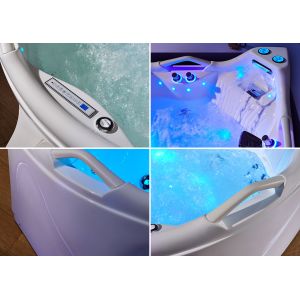 Baignoire balnéo d'angle Love story 42 jets