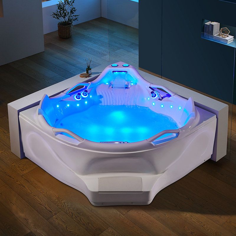 Baignoire balnéo d'angle Love story 42 jets