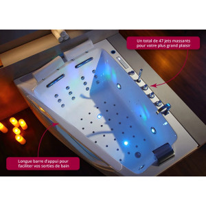 Une cascade en bout de baignoire pour détendre vos pieds