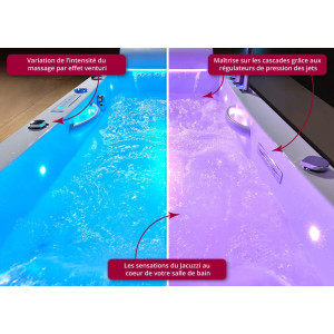 Remous et cascades cervicales Santra fé 53 jets Whirlpool