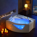 Baignoire Balnéo asymétrique D-Bornéo 42 jets Whirlpool
