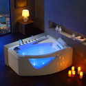 Baignoire Balnéo asymétrique G-Bornéo 42 jets Whirlpool