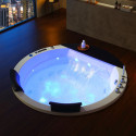 Baignoire balnéo ronde encastrable Noumea 24 jets Whirlpool