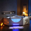 Baignoire Balnéo d'angle Amazonia whirlpool 44 jets + massage des cervicales
