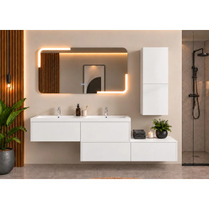 Meubles Design salle de bain BELLISSIMO B Blanc