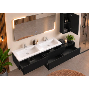 Rangements Meubles salle de bain BELLISSIMO N Noir
