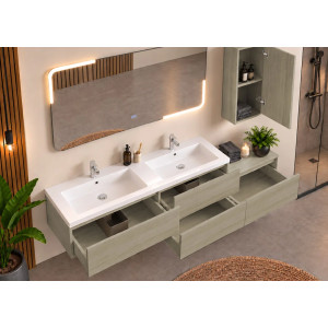 Tiroirs Meubles salle de bain BELLISSIMO SC Scandinave