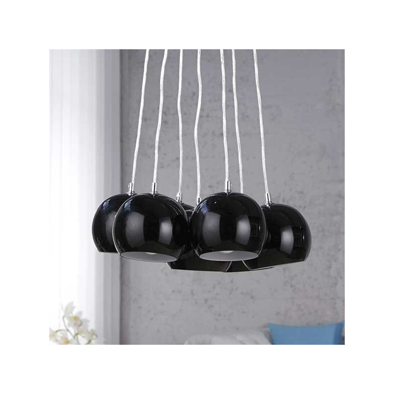 Suspension 8 balles noires BLACK PEARLS Suspension 8 balles noires BLACK PEARLS