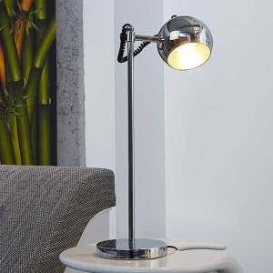 Lampe de table à ressort BUBBLE Chrome