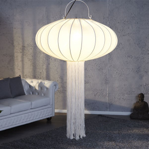 Suspension lanterne chinoise blanche, suspension chinoise CHINA - Salledebain Online