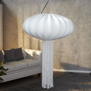 Suspension lanterne chinoise blanche, suspension chinoise CHINA - Salledebain Online
