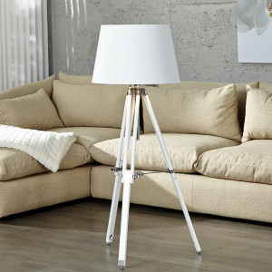 Lampadaire sur trépied blanc | SYLT B