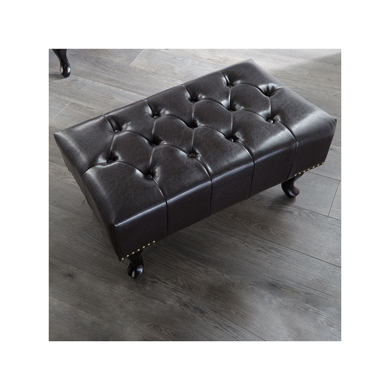 Repose-pieds CHESTERFIELD Dark Coffee Repose-pieds CHESTERFIELD Dark Coffee