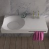 SDPW13-E : Plan vasque en polystone top tendance