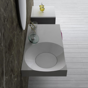SDPW13-E : Plan vasque en polystone top tendance