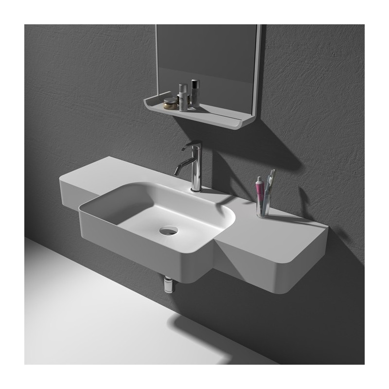 Grand plan vasque en solid surface SDWD38189