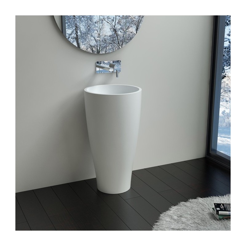 Vasque colonne design, lave-main sur pied design, vasque ...