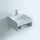 SDWD3836 : lave-mains carré avec espace rangement