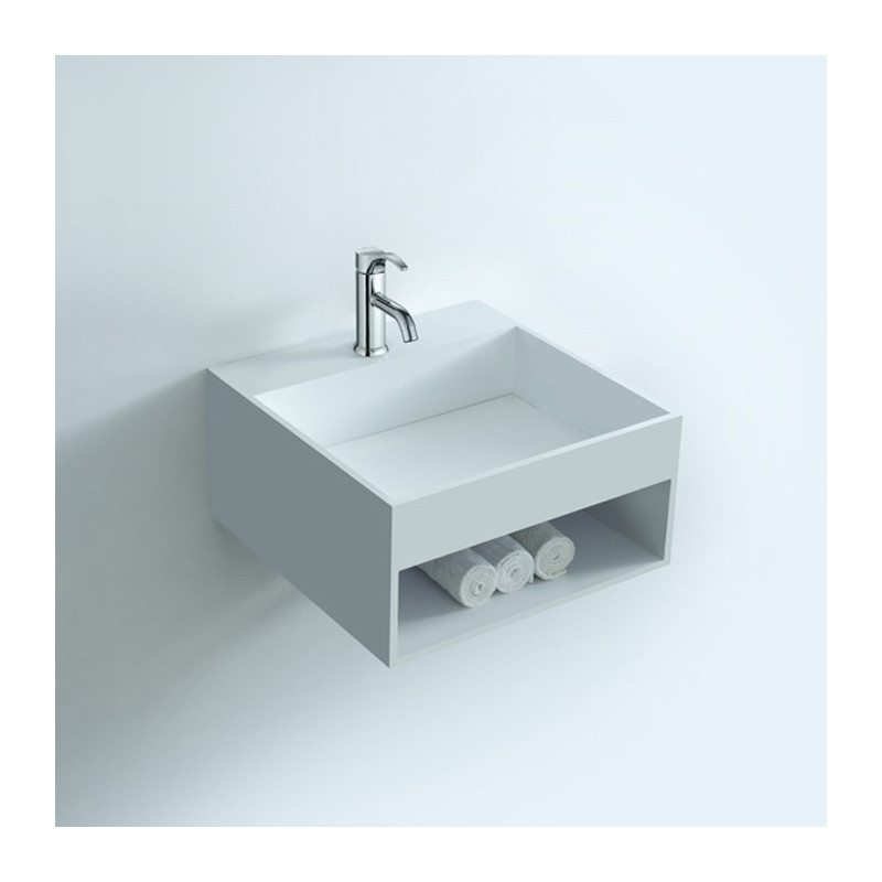 SDWD3836 : lave-mains carré avec espace rangement SDWD3836 : lave-mains carré avec espace rangement