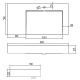 Plan vasque solid surface plan Réf : SDPW12-C