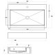 Plan vasque en fonte minérale Réf : SDPW17