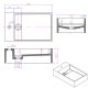 Plans Lave main solid surface SDWD3816