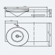 mesures Plan vasque SDWD3889-1