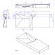 Plan vasque solid surface Réf : SDWD38428
