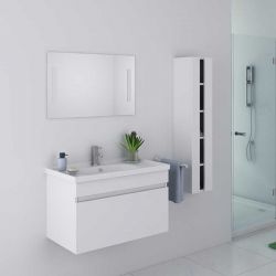 Ensemble de meubles blanc originaux et modernes pour sanitaires DIS800AB