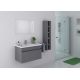 Beau meuble de salle de bain simple vasque gris DIS800AGT
