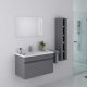 Meuble salle de bain DIS800AGT gris taupe
