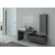 Meuble salle de bain gris taupe DIS9250GT