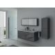 Meubles de salle de bain gris double vasque DIS749GT