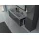 Ensemble complet de mobilier bain gris double vasque DIS025-1500GT