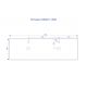 Meubles salle de bain DIS025-1500N Noir