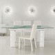 FANTASY Lot de 4 chaises blanches