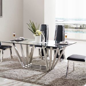 Lot de 4 chaises VERTIGO Métal