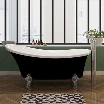 Baignoire ilot Cesano Black