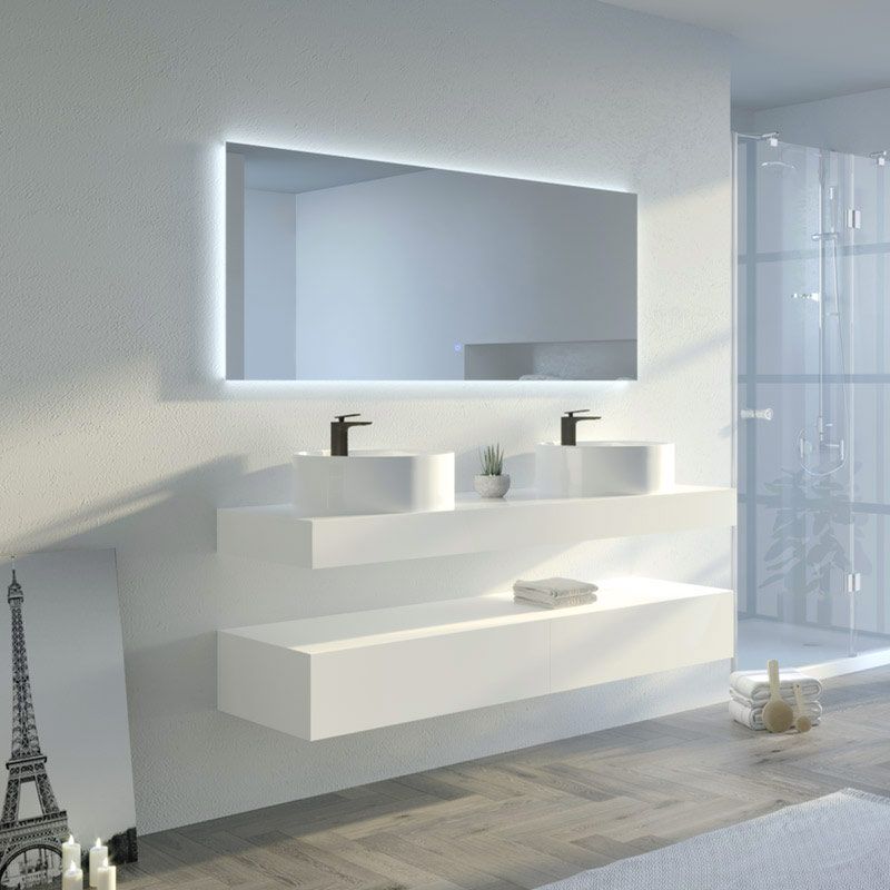 meuble salle de bain Manciano 1600