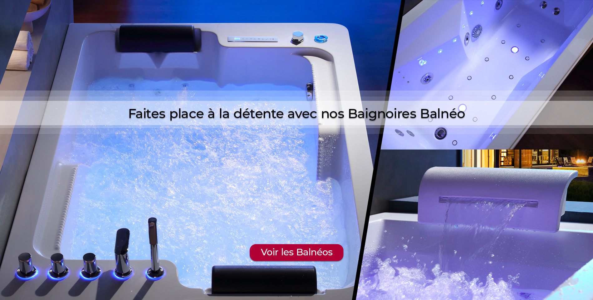 baignoire balnéo haut de gamme 