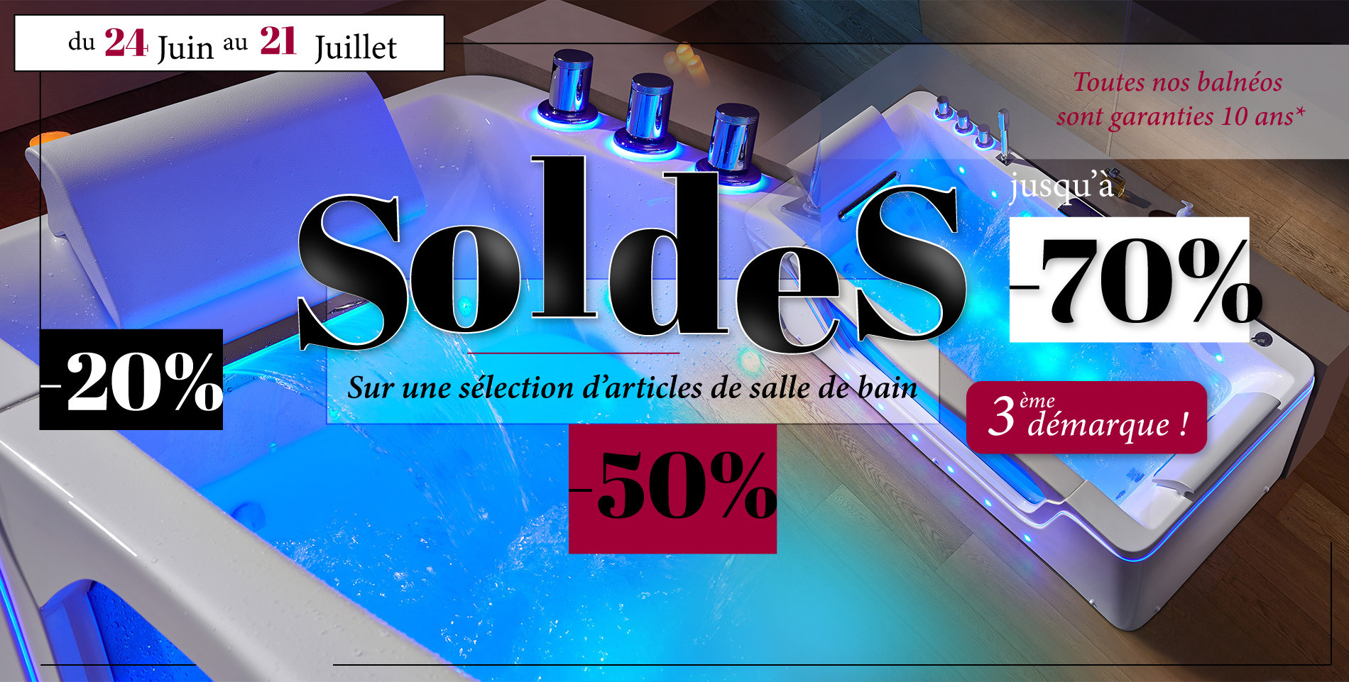 Soldes été 2026 sur salledebain-online