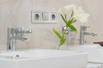 Anneau De Base De Robinet De Salle De Bain Joint Rondelle Plastique Chromé | Leroy Merlin