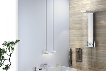 Une salle de bain au style scandinave